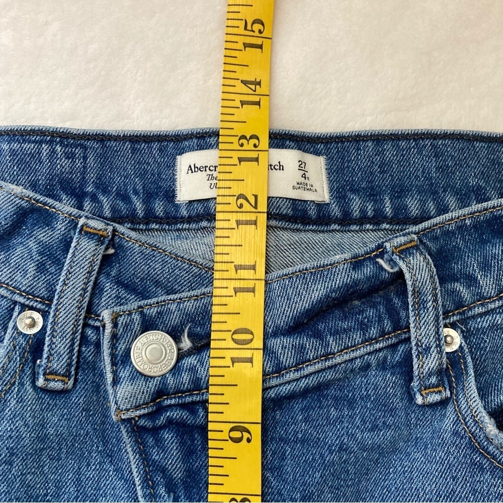 Abercrombie & Fitch The ‘90s Straight Ultra High Rise W Criss Cross Waist - Picture 11 of 15